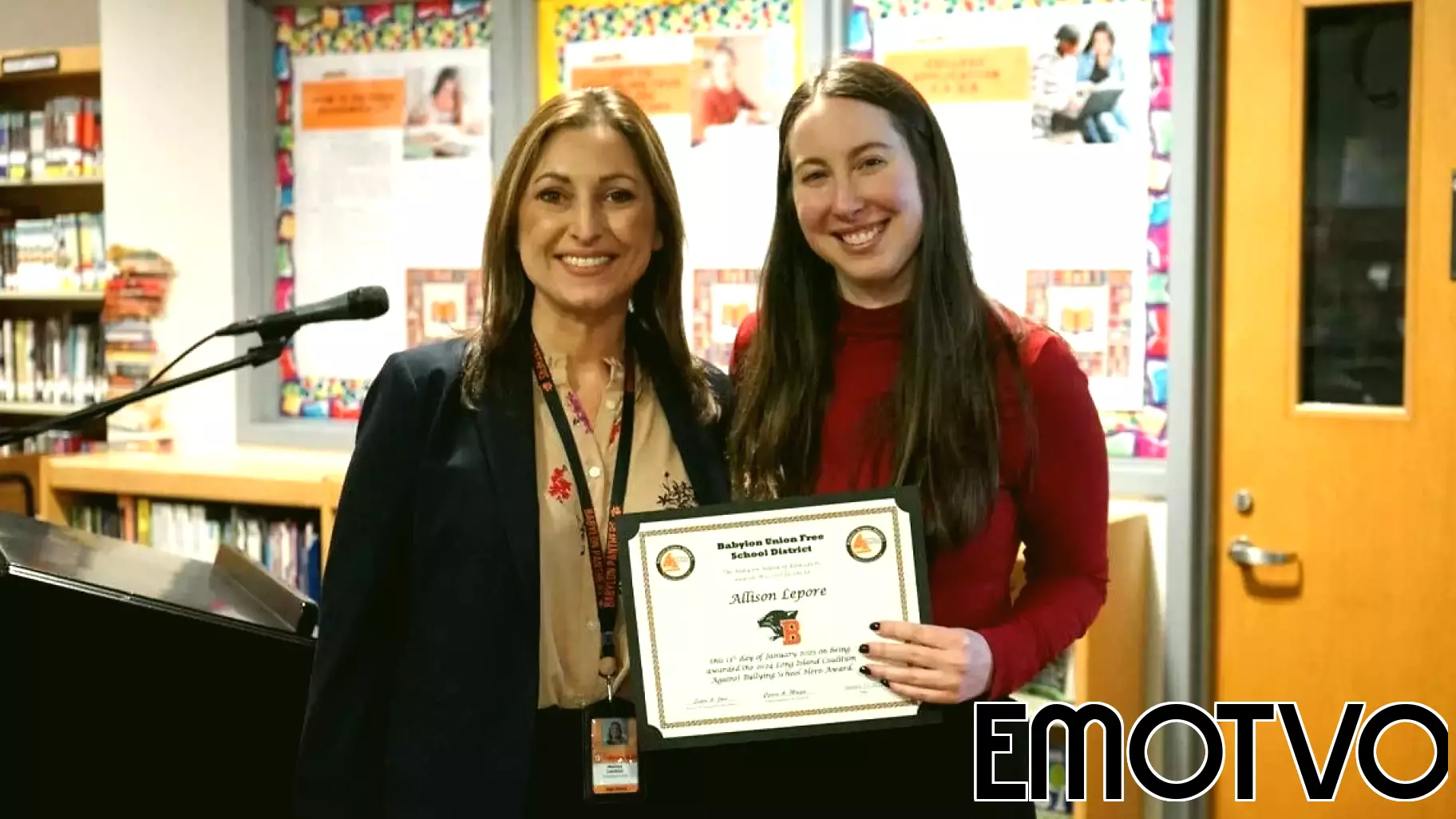 Babylon High School Psychologist Recognized for Anti-Bullying Efforts